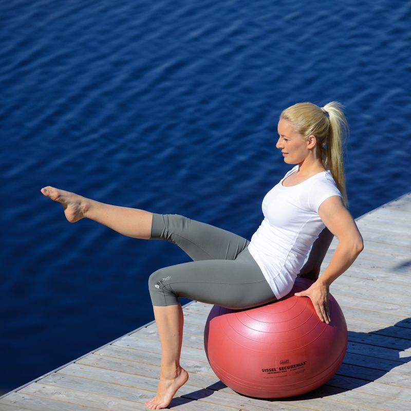 BALLON D’EXERCICES SISSEL SECUREMAX 65 CM ROUGE – Image 4