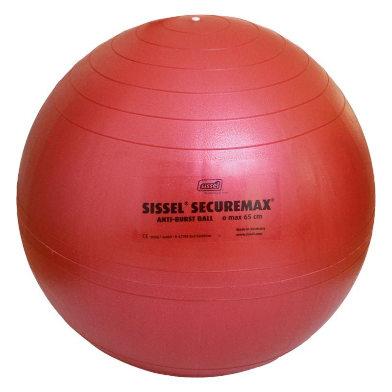 BALLON D’EXERCICES SISSEL SECUREMAX 65 CM ROUGE – Image 2